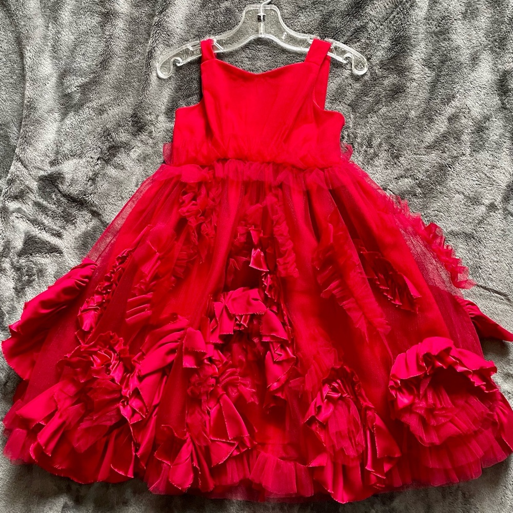 Marchesa Notte new with tags red dress size 3T